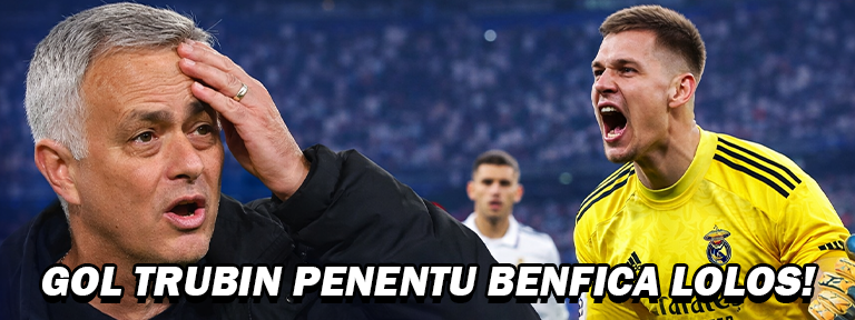 Benfica Lolos Play-off Liga Champions lewat Gol Trubin