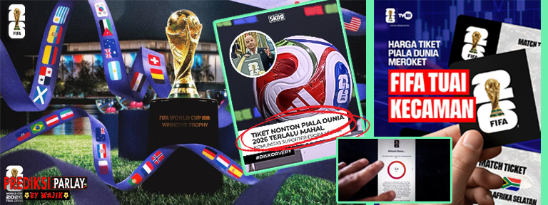 FIFA Ditekan Batalkan Harga Dinamis Tiket Piala Dunia 2026