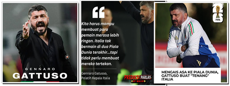 Gattuso Tertekan Bawa Italia ke Piala Dunia 2026