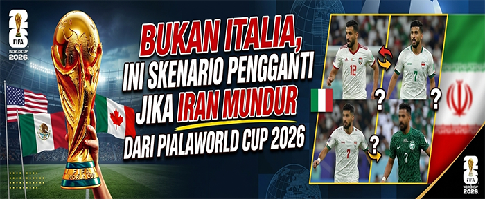 Jika Iran Mundur dari Piala Dunia 2026, Italia Tetap Tak Otomatis Lolos