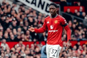 Gelandang Manchester United, Kobbie Mainoo (c) MUFC Official