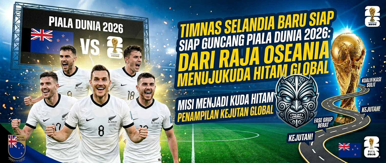 Timnas Selandia Baru Siap Guncang Piala Dunia 2026: Dari Raja Oseania Menuju Kuda Hitam Global