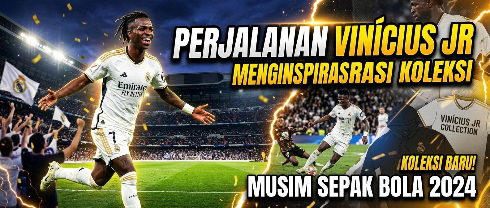Dari Gawang Sandal Jepit ke Real Madrid, Kisah Vinícius Jr. Menginspirasi Koleksi Spesial Musim Sepak Bola
