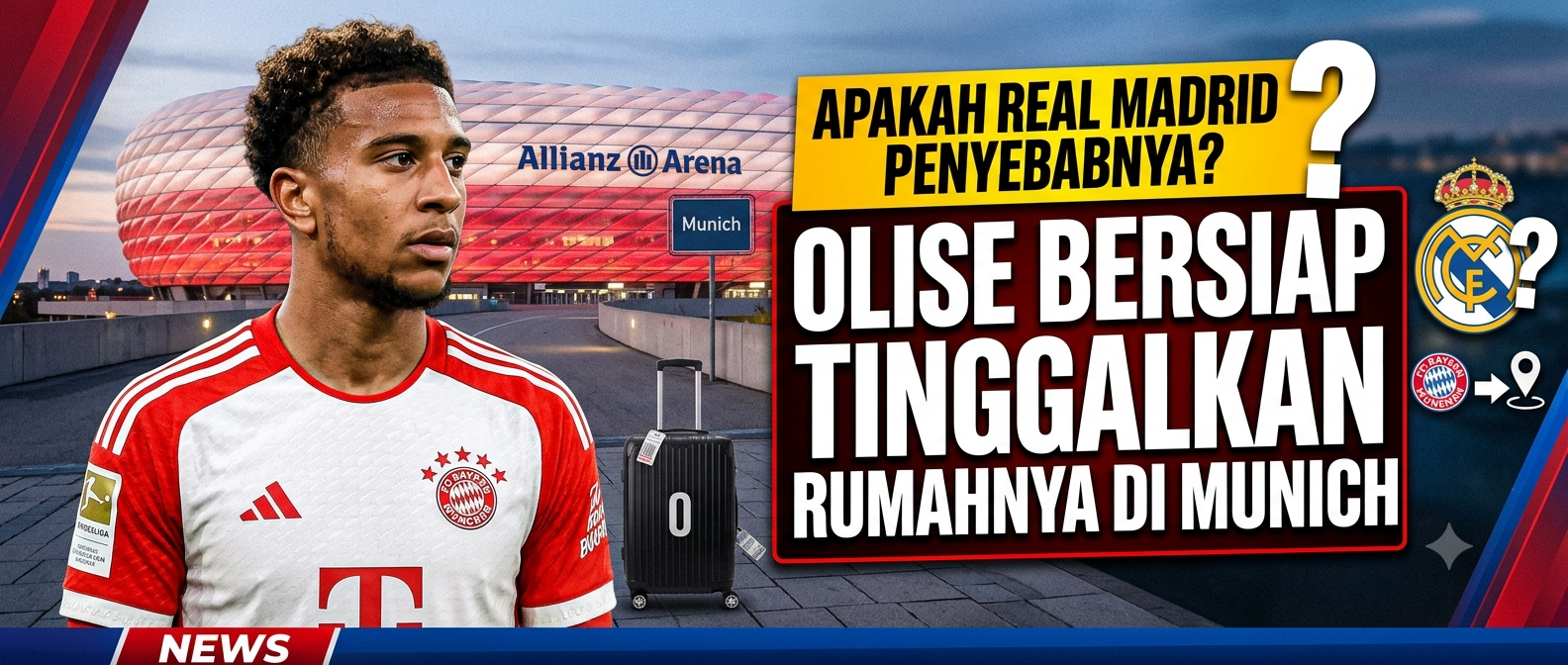 Apakah Real Madrid Penyebabnya? Olise Bersiap Tinggalkan Rumahnya di Munich