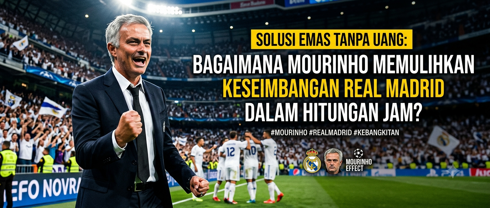 Solusi emas tanpa uang: bagaimana Mourinho memulihkan keseimbangan Real Madrid dalam hitungan jam?