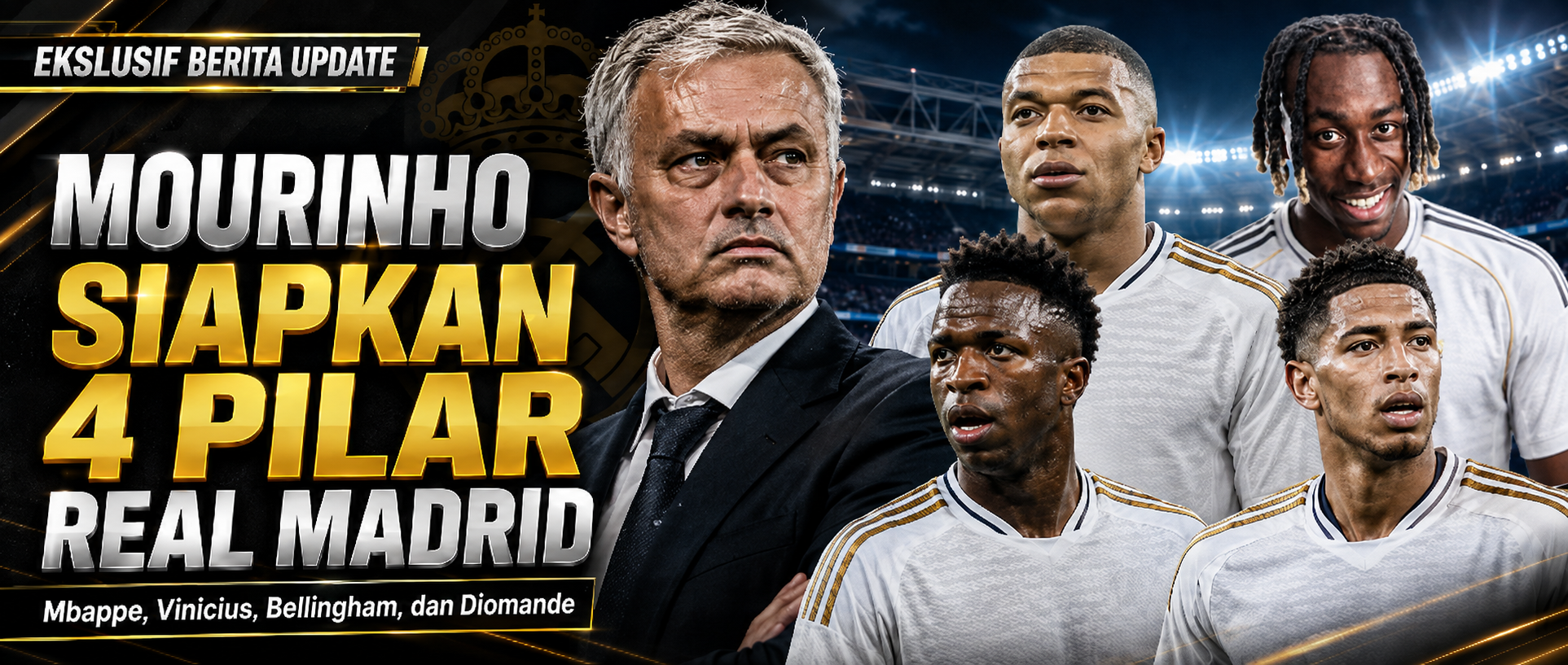 real madrid dan Mourinho siapkan 4 pilar utama